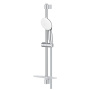 Душевой гарнитур GROHE Tempesta 110 с мыльницей, 2 режима струи, душевая штанга 600 мм, 7,4 л/мин, хром (26638003)