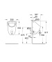Писсуар GROHE Bau Ceramic, верхний подвод, альпин-белый (39439000)
