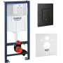 Комплект инсталляции GROHE 38811KF0-B/S с унитазом Aquatek АЛЬТАИР и сиденьем с микролифтом (NW0154/S)