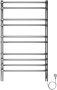 Полотенцесушитель электрический Aquatek Пандора П10 500x900, хром AQ EL RPC1090CH