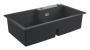 Мойка GROHE K500 с 2 чашами, 860 x 500 мм, черный гранит (31649AP0)