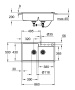 Мойка GROHE K500 с 2 чашами, 860 x 500 мм, черный гранит (31649AP0)