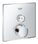 Внешняя часть смесителя для душа GROHE SmartControl квадратная, на 1 потребителя, хром (29147000)