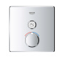 Внешняя часть смесителя для душа GROHE SmartControl квадратная, на 1 потребителя, хром (29147000)