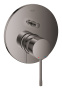 Внешняя часть смесителя для ванны GROHE Essence скрытого монтажа на 2 потребителя, круглая, темный графит глянец (24167A01)