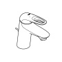 Смеситель для раковины GROHE Eurostyle, S-size, хром (33558003)