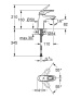 Смеситель для раковины GROHE Eurostyle, S-size, хром (32468003)