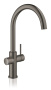 Комплект для кухни GROHE Red Duo II с бойлером M-size, смеситель с C-образным изливом, темный графит матовый (30083AL1)