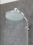Душевая система GROHE New Tempesta 200 с термостатом для ванны, хром (NB0032)