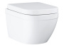 Унитаз подвесной GROHE Euro Ceramic с сиденьем, альпин-белый (39554000)