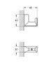 Крючок для банного халата, GROHE Selection Cube, хром (40782000)