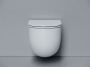 Подвесной унитаз Ceramicanova Вога безободковый, смыв Торнадо, белый (CN4012T)