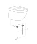 Унитаз подвесной компактный GROHE Euro Ceramic, альпин-белый (3920600H)