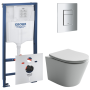 Комплект инсталляции GROHE Rapid SL 4 в 1 с унитазом Балеарика CN6000MW и звукоизоляционным комплектом (NW0810)