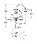 Смеситель для кухни GROHE BauEdge, хром (31367000)