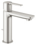 Смеситель для раковины GROHE Lineare с донным клапаном, суперсталь (32114DC1)