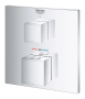 Внешняя часть термостата для душа GROHE Grohtherm Cube на 1 потребителя, хром (24153000)