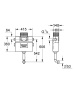 Смывной бачок скрытого монтажа для унитаза GROHE (38579000)