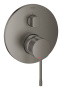 Внешняя часть смесителя для ванны GROHE Essence на 3 потребителя, темный графит матовый (24169AL1)