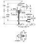 Смеситель для биде GROHE Eurostyle с донным клапаном, S-size, хром (33565003)