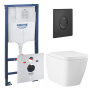 Комплект инсталляции GROHE Rapid SL 1000044 с унитазом GROHE BauEdge Ceramic и сиденьем с микролифтом (NW0687)