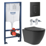 Комплект инсталляции GROHE Solido 38811KF0 с унитазом Aqueduto OVO Plus OVOT0240 и сиденьем с микролифтом (NW0232)