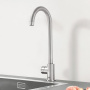 Кран для кухонной мойки GROHE Blue Professional Mono с функцией фильтрации, с системой охлаждения и газирования воды, Wi-Fi, хром (31302002)