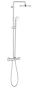 Душевая система GROHE Bau System 210 с термостатом для душа, хром (26699000)