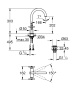 Смеситель для раковины GROHE Atrio, хром (21019003)