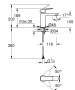 Смеситель для раковины GROHE Cubeo, M-size, хром (1017550000)