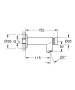 Кран GROHE Euroeco Cosmopolitan T автоматический, без функции смешивания, хром (36266000)