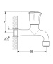 Кран для кухонной мойки GROHE Costa L, без функции смешивания, хром (30098001)