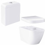 Унитаз напольный GROHE Euro Ceramic с бачком и сиденьем с микролифтом, альпин-белый (NW0014-1)