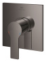 Внешняя часть смесителя для душа GROHE Allure скрытого монтажа, квадратная, темный графит глянец (19317A01)