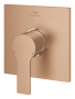 Внешняя часть смесителя для душа GROHE Allure скрытого монтажа, квадратная, теплый закат матовый (19317DL1)