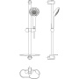 Душевой гарнитур GROHE Euphoria 110 Massage с мыльницей, 3 режима струи, душевая штанга 600 мм, 16,6 л/мин, хром (27231001)