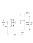 Сифон для раковины GROHE 1 1/4", сатиновая сталь (28912MS0)