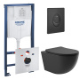 Комплект инсталляции GROHE Rapid SL 1000044 с унитазом Aqueduto OVO OVO0140 и сиденьем с микролифтом (NW0670)