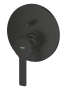 Внешняя часть смесителя для ванны GROHE Lineare, матовый черный (240642431)