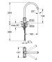 Смеситель для кухни GROHE Costa L, хром (31812001)
