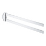 Держатель для полотенца GROHE Selection 400 мм, двойной, поворотный, хром (41063000)