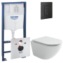 Комплект инсталляции GROHE Solido 3 в 1 с унитазом Альба CN11005T и звукоизоляционным комплектом (NW0823)