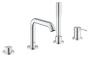 Смеситель для ванны GROHE Essence на 4 отверстия, хром (25251001)