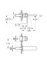 Внешняя часть смесителя для раковины GROHE Plus на 2 отверстия, M-Size, хром (29303004)