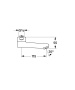 Излив для смесителей GROHE (вынос 115 мм), хром (13461000)