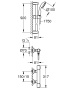 Термостат для душа GROHE Grohtherm 500 с душевым гарнитуром, хром (34797000)