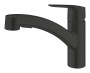 Смеситель для кухни GROHE Start c вытяжным изливом 2 режима, черный (303072431/UA), уцененный