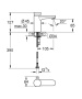 Смеситель для раковины GROHE Eurosmart Cosmopolitan T автоматический, хром (36317000)