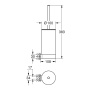 Туалетный ершик в комплекте GROHE Selection, хром (41076000)