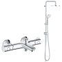 Душевая система GROHE New Tempesta 200 с термостатом для ванны, хром (NB0032-1)